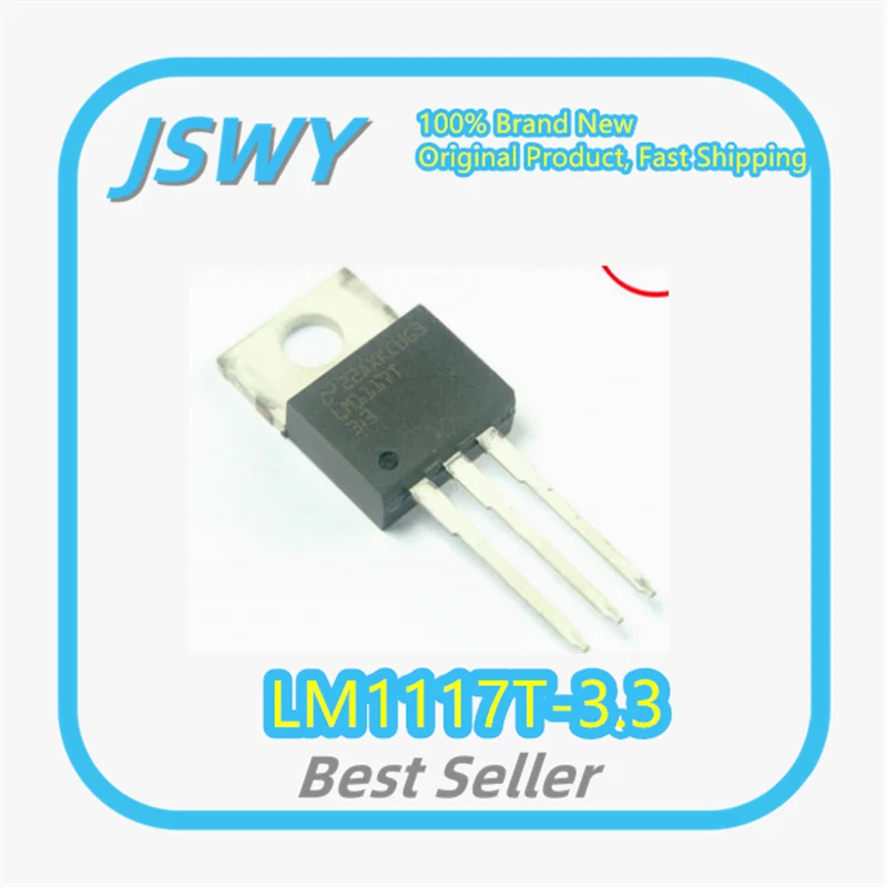 (10/50 pieces) LM1117T-3.3 LM1117 TO-220 Linear Voltage Regulator Chip, Brand New Original