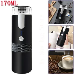 Portable Wireless Electric Coffee Machine Built-In Battery Rechargeable Outdoor Travel Car Home Office Automatic Coffee Maker