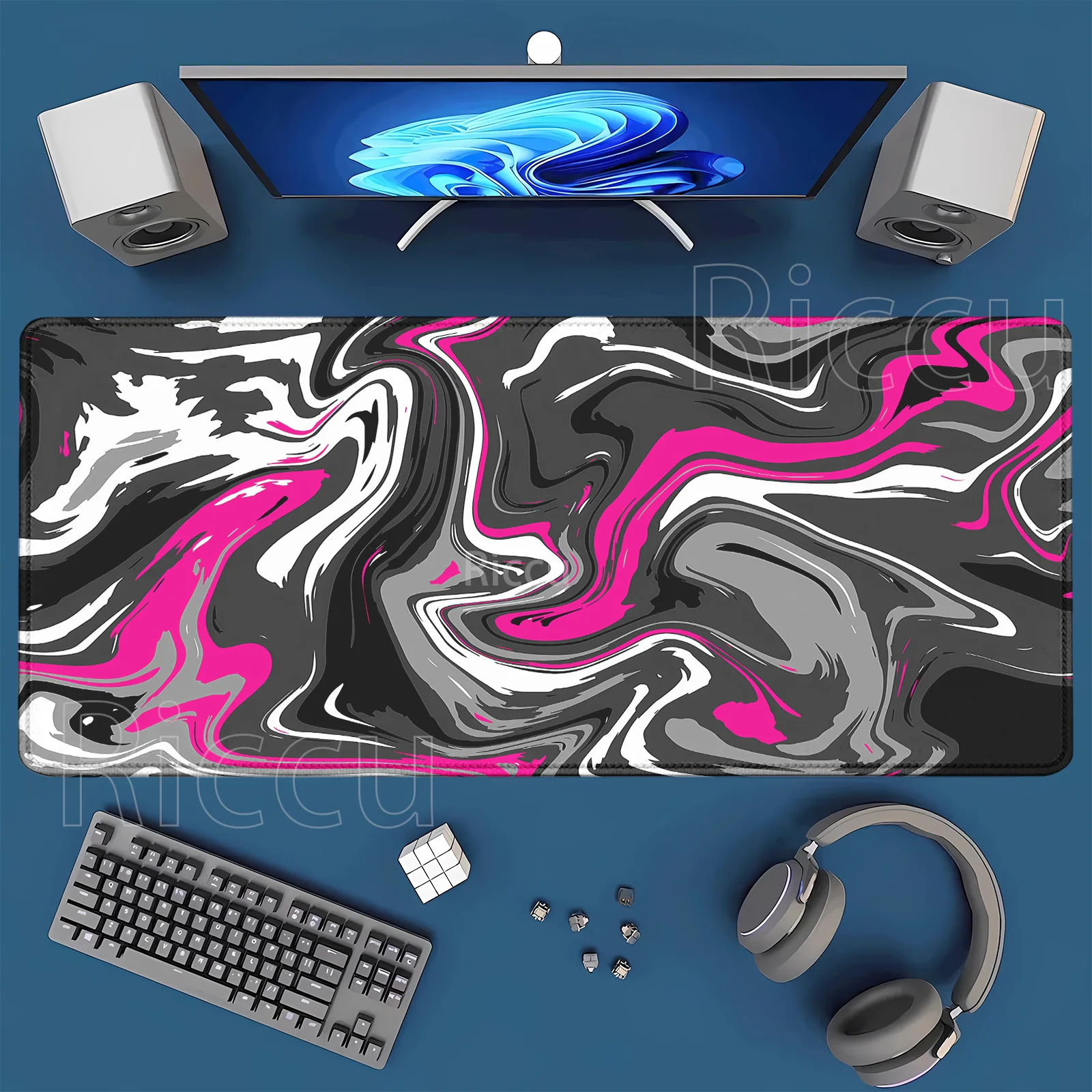 Mouse Pad Strata Liquid fluid‌ 900x400mm Computer Laptop Anime Large Keyboard Mousepad Keyboards Gamer offices overlock Desk Mat