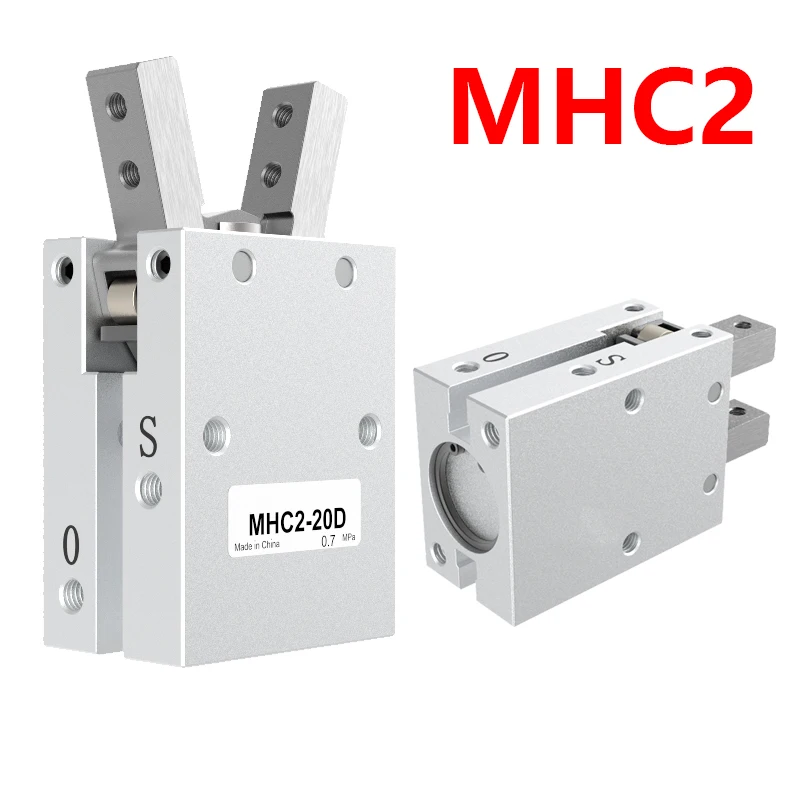 MHC2-10D MHC2-20D MHC2-25D MHC2-16D Angular Air Gripper Claw Pneumatic Cylinder Robot Gripper Piston
