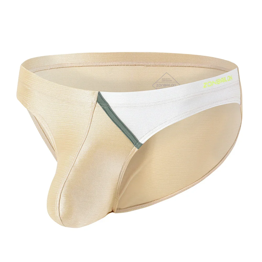 Jinshi Mens Sexy Bikini Briefs 3D Stereo Contour Pouch TAGLESS Breathable Mens Briefs