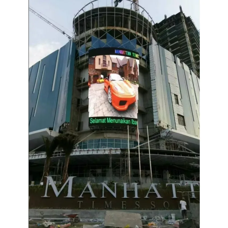 Full-color outdoor LED display, brightness 5500cd, corrosion resistance, longer life