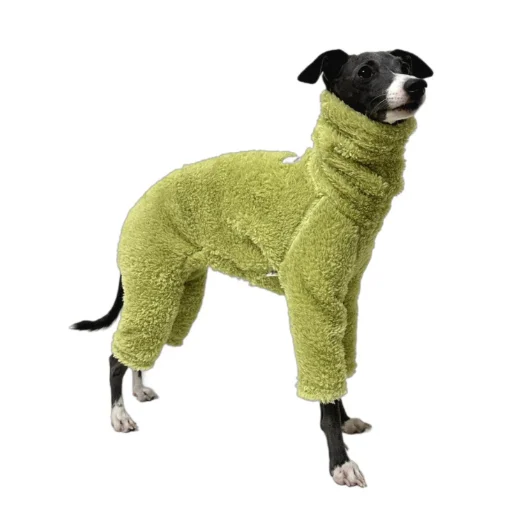 

Winter thick double-sided fleece warm four-legged coat Soft elastic size greyhound Whippet Belington Terrier coat