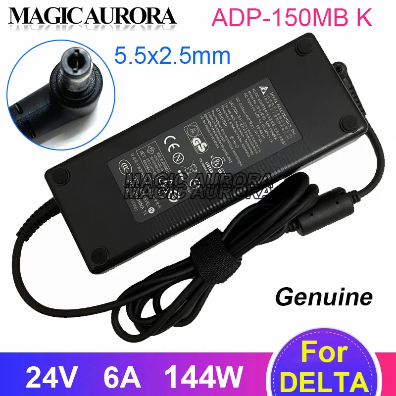 

Genuine Delta ADP-150MB K AC Adapter Power Supply 24V 6A 144W SWITCHING Power Adapter 5A 4A 3A 2A 5.5x2.5mm Laptop Charger