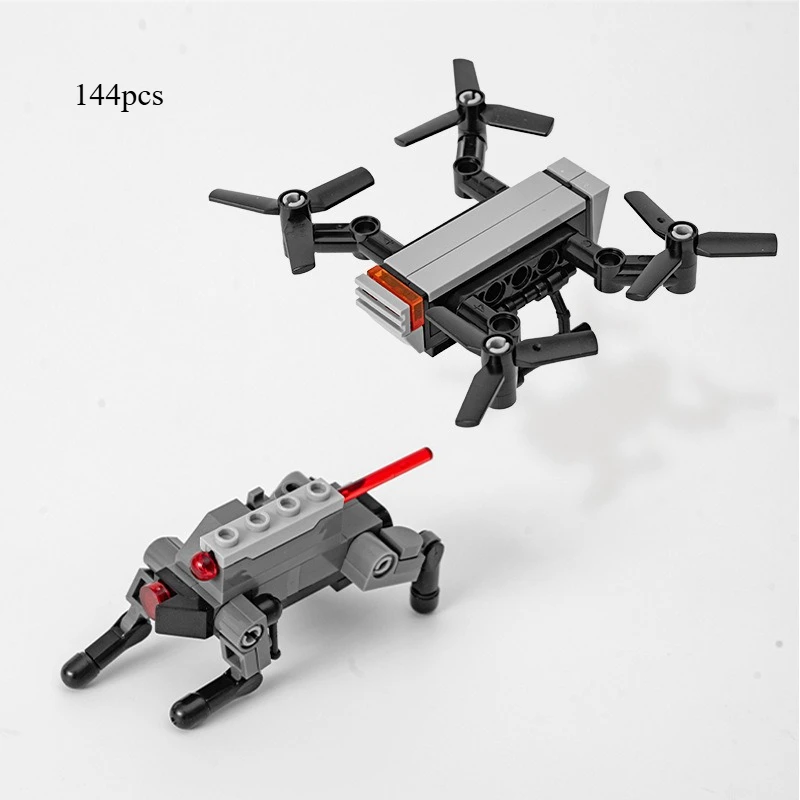 MOC Military Combat Mechanical Wolf Robot A Buildable Model Kit with Firing Capabilities A Building Block Toy for Adults