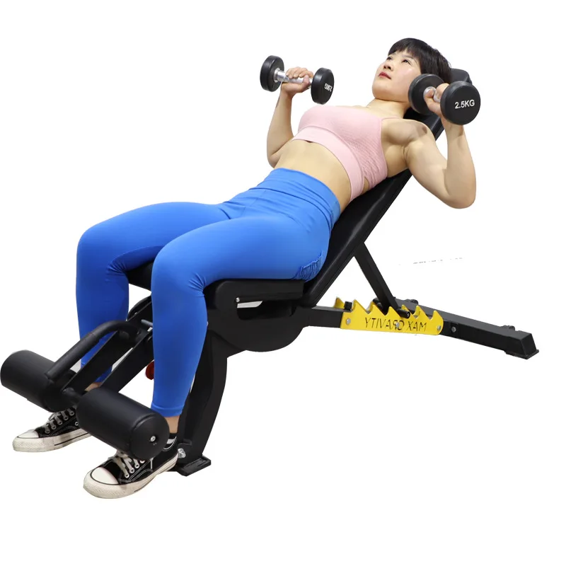 

Многофункциональное горизонтальное оборудование для фитнеса, регулируемая скамья с наклоном вниз и вверх