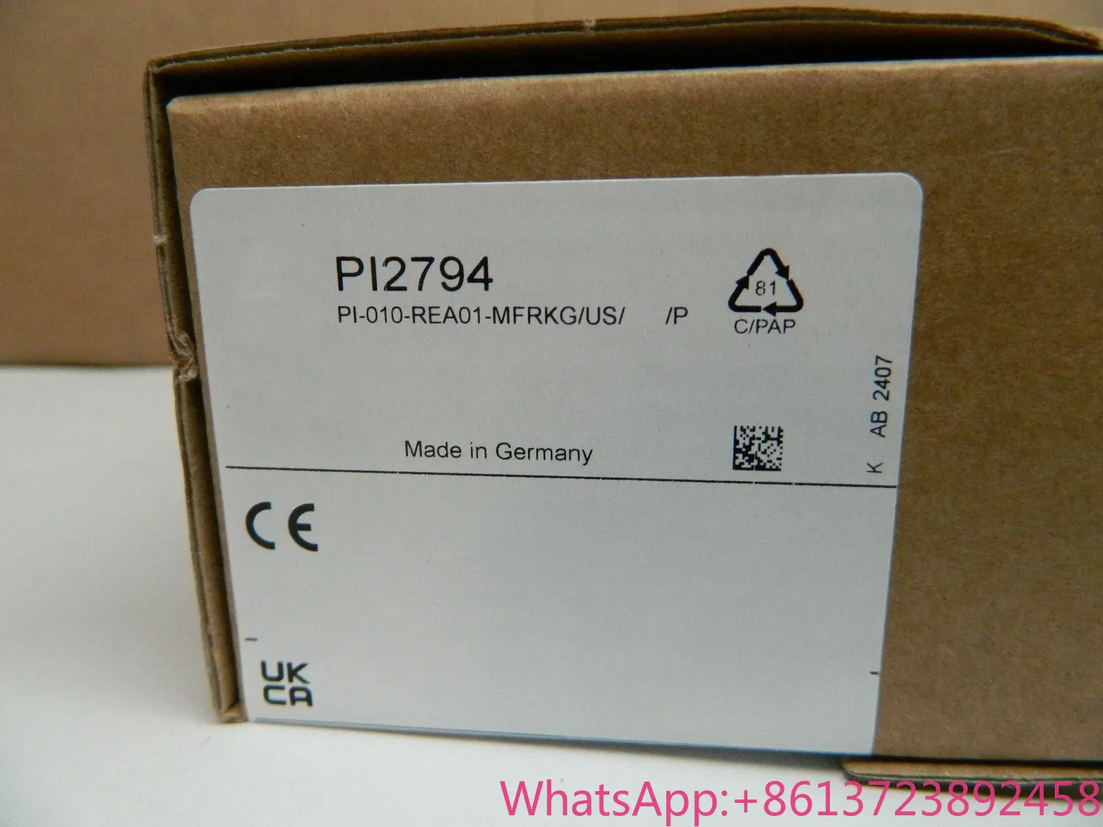 

Brand new PI2794 PI-010-REA01-MFRKG/US/P One-year warranty