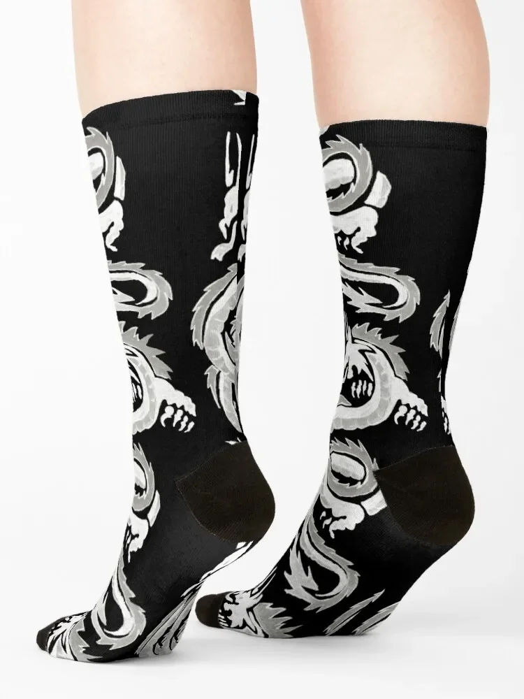 DRAGON 4 Socks أحذية المشي لمسافات طويلة كارتون للأطفال رجل مصمم رجل الجوارب النسائية