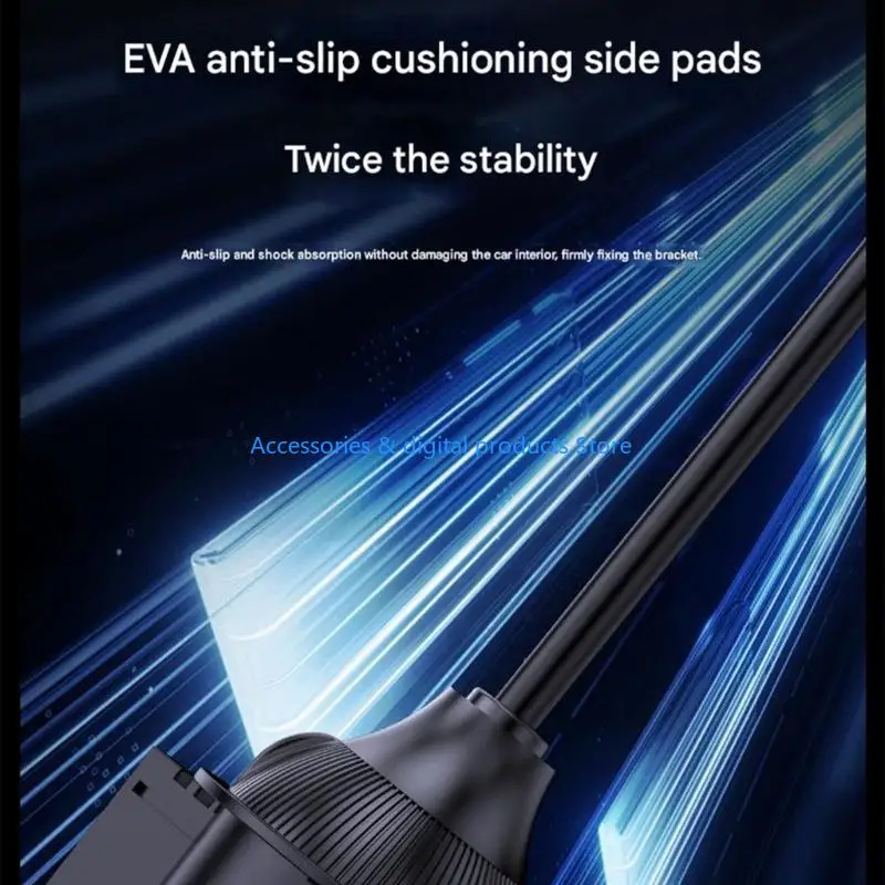 Suporte magnético para bebida 77JD com pescoço ganso ajustável e cabeça magnética