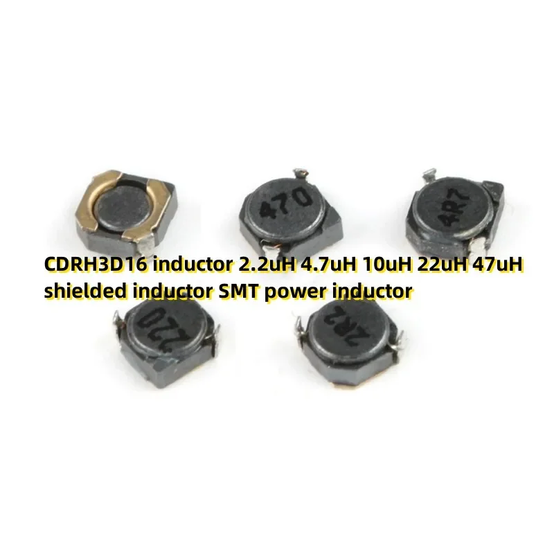 

10PCS CDRH3D16 inductor 2.2uH 4.7uH 10uH 22uH 47uH shielded inductor SMT power inductor