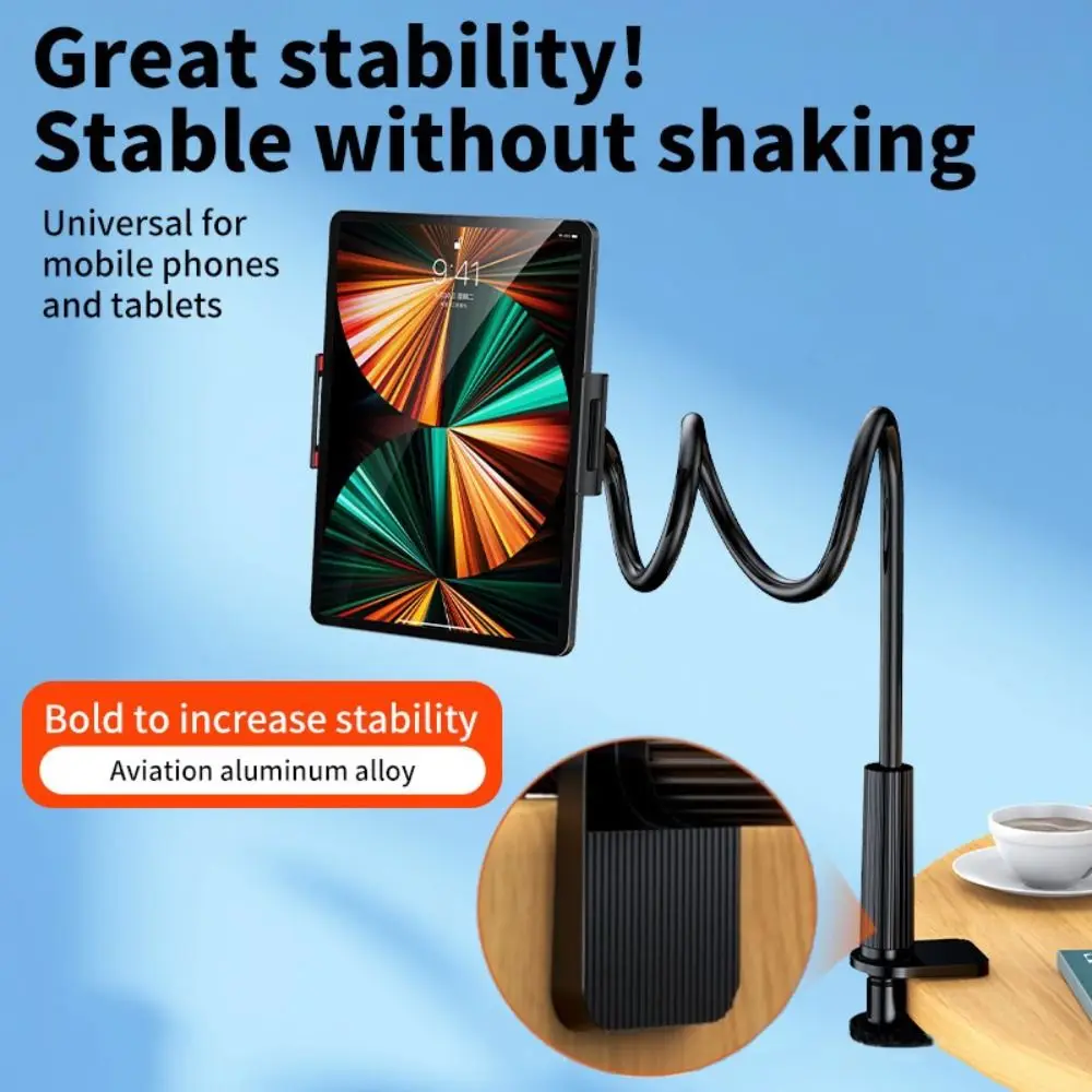 

Новая подставка для мобильного телефона с гибким зажимом 360° ° Подставки для телефона с регулируемым углом вращения, длина 70 см, портативный дизайн, держатель для планшета