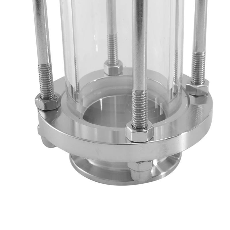 3x Inline-Schauglas mit Klemme nde, Flow Sanitär-Schauglas sus316 1,5 Zoll Tri-Clamp-Typ (Durchfluss rohr od38mm)