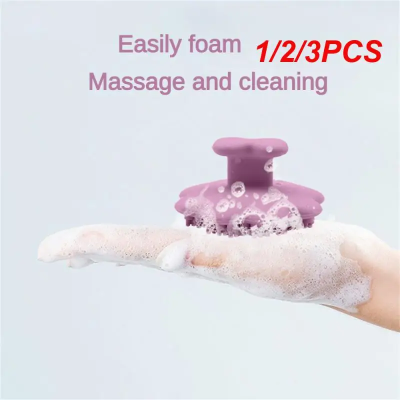 1/2/3PCS Face Brush Compact And Mini Easy To Clean Wear-resistant Useful Face Washing Tools Facial Cleansing Brush Quick Drying