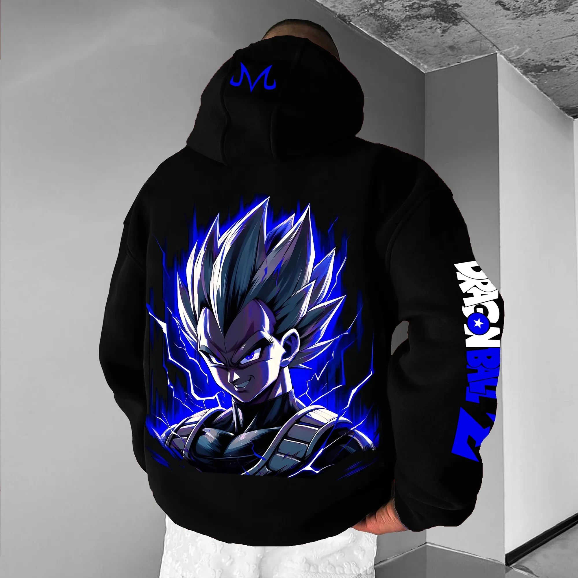 التنين الكرة الرجال هوديي سترة فيغيتا انمي ياباني الربيع والخريف الفتيان الأطفال طويلة الأكمام الاتجاه الوالدين والطفل الملابس #3