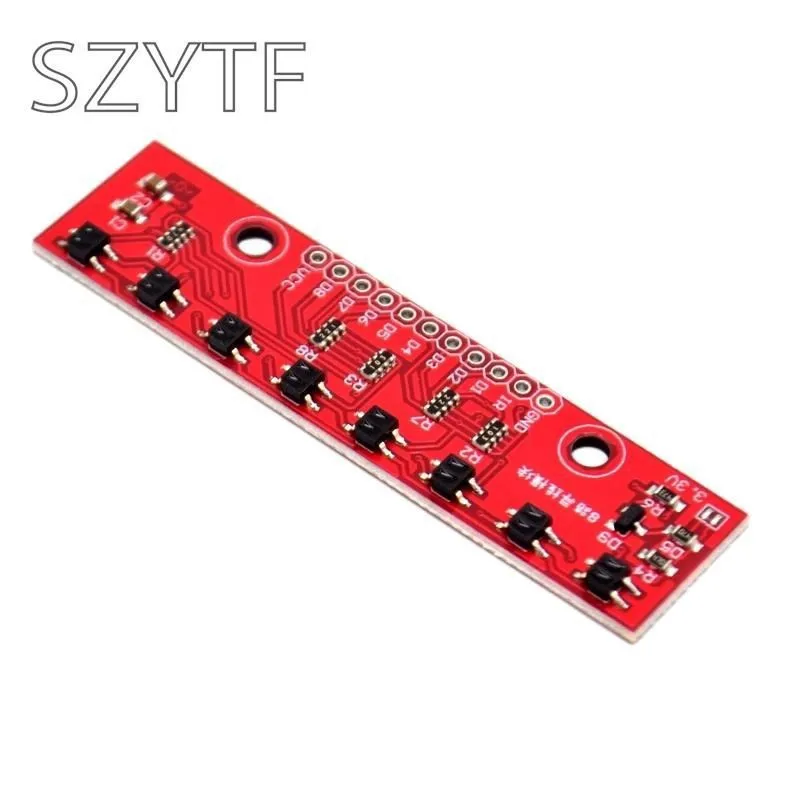 8 Channel IR Tracking Sensor Module 8 CH Infrared Line Track Trace Detect Detection Board DIY Detector for Arduino Smart Car