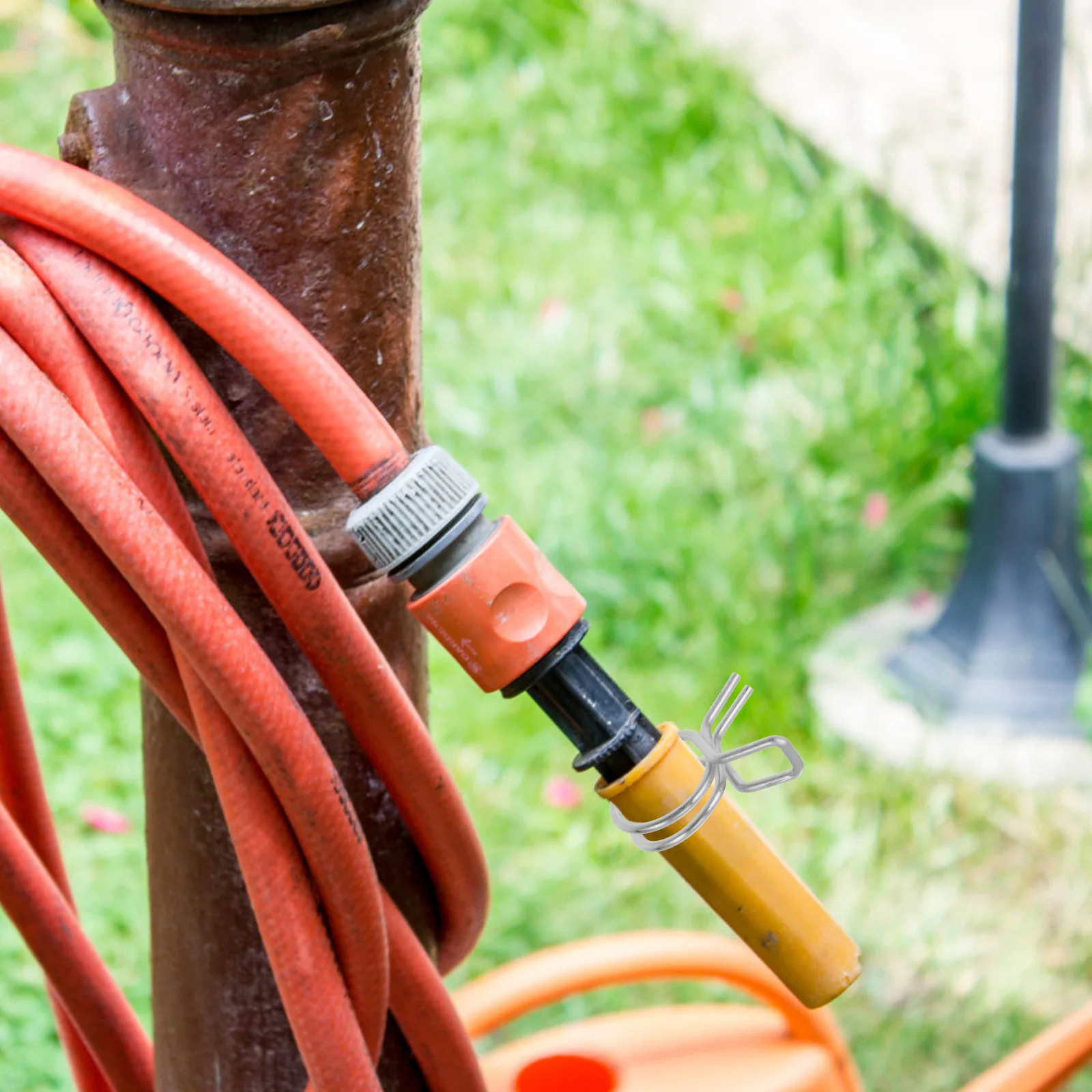 

100Pcs Robust Stainless Steel Hose Clamp Kit Ideal For Garden Pipes Water Irrigation Air Tube Connections