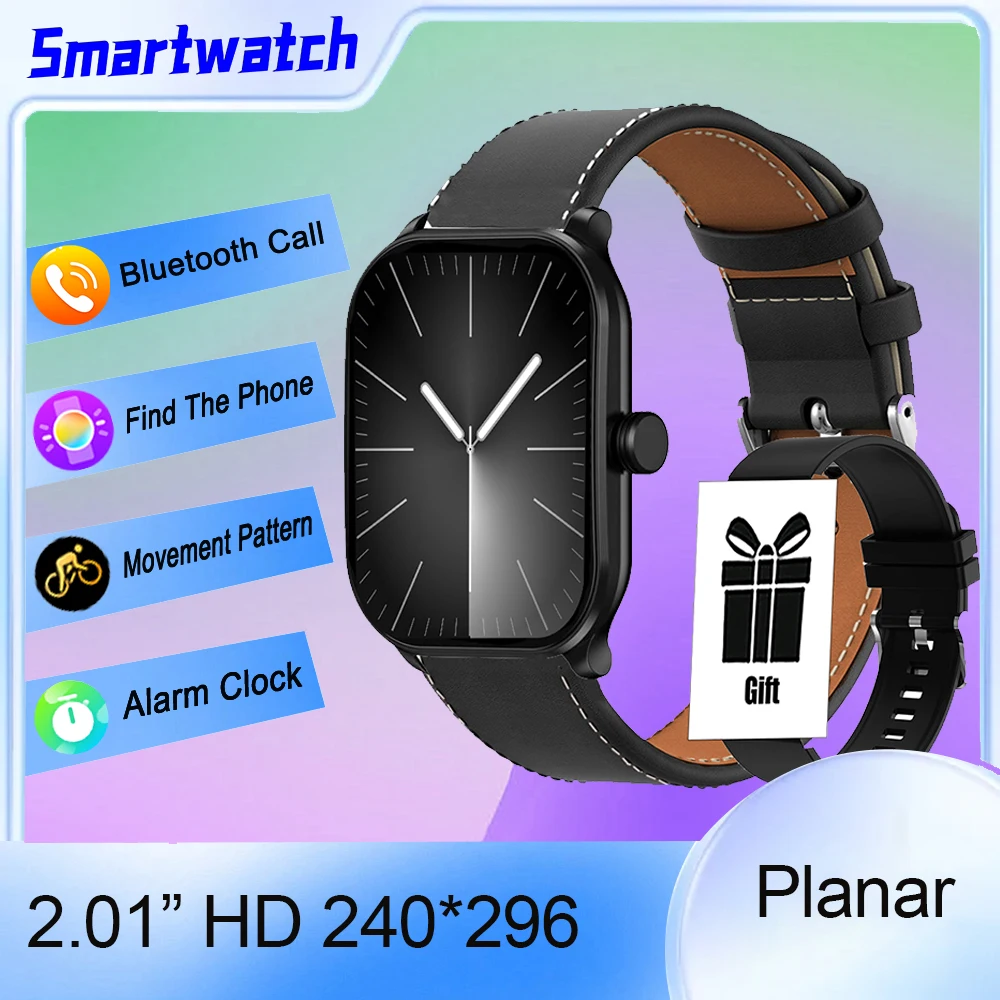 2025 New Smartwatch Women For Xiaomi 2.01 HD Consumer Electronics Bluetooth Call Custom Dial Fashion Smart Watch Men Android Ios