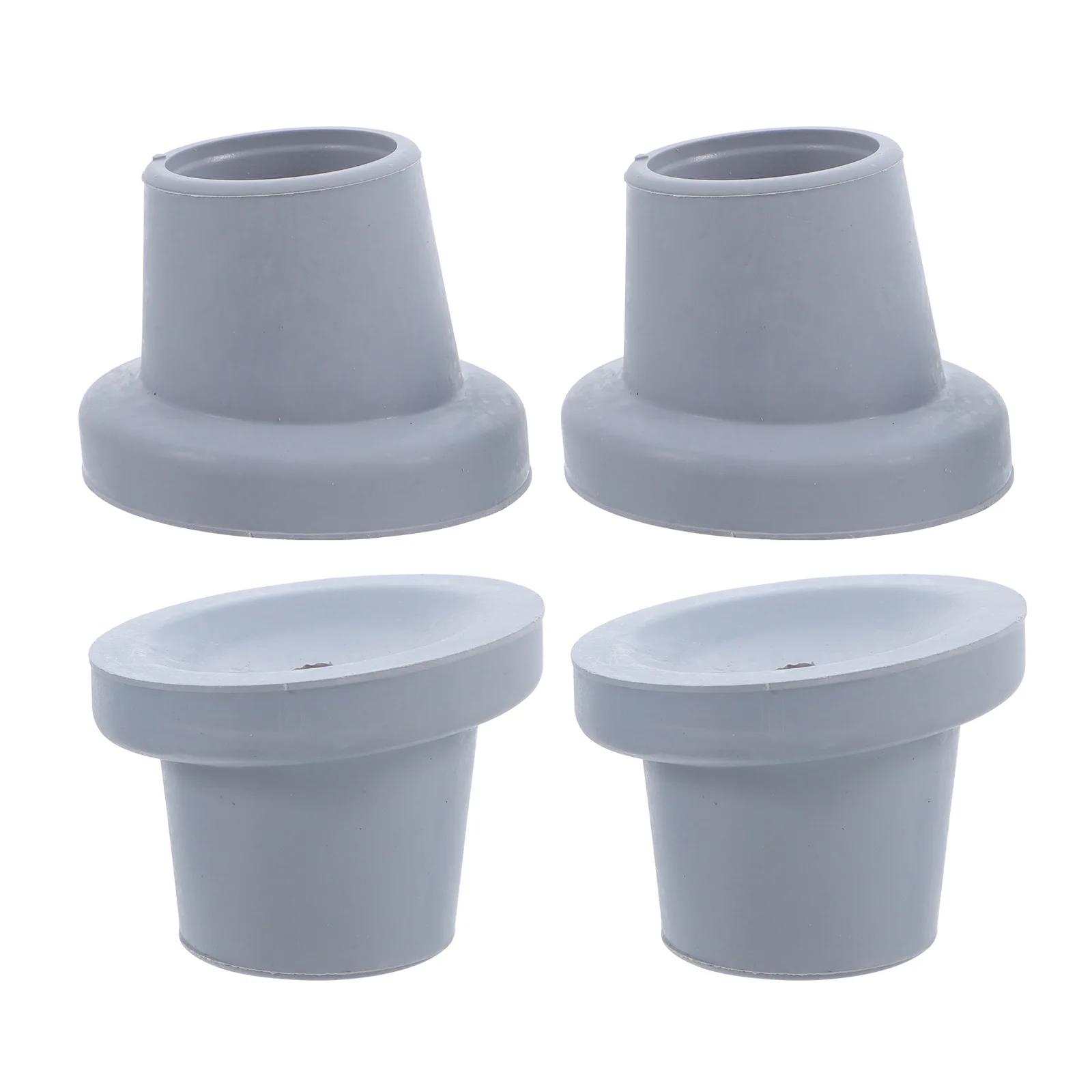 

4Pcs Shower Chair Rubber Feet Angled Caps Stable Non-Slip Replacement Tips for Bath Chair Feet 28.5mm Hole Diameter