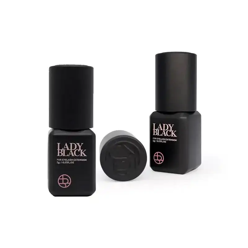 10HI Lady-Colle Noire pour Extensions de Cils, Faux Cils, Adhésif Professionnel, Original, Corée, 5ml