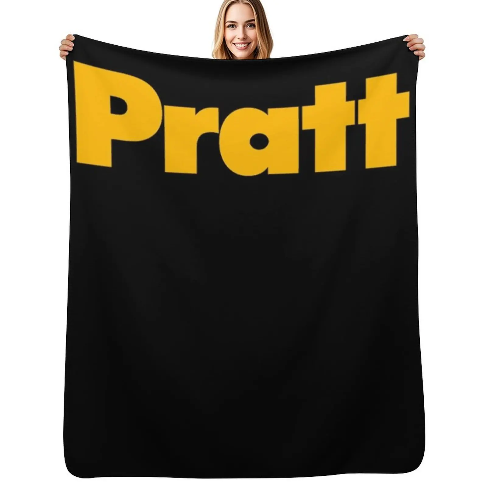 

BEST SELLER - Pratt Institute Logo Merchandise Essential Throw Blanket Extra Large Throw Decorative Sofas Blankets