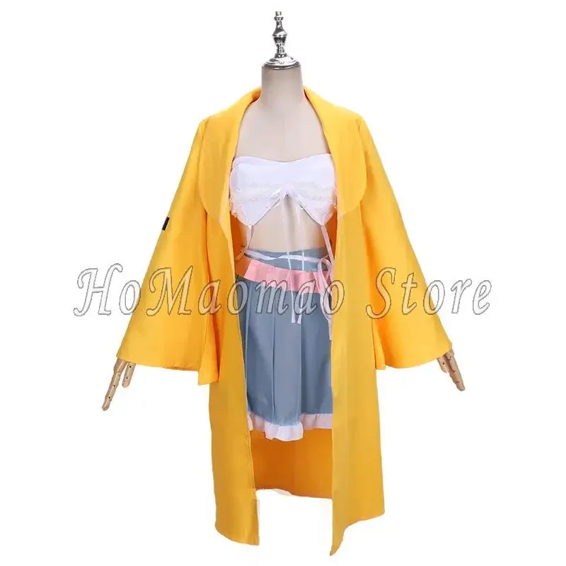 Angie Yonaga Cosplay Costume Anime Danganronpa V3 Killing Harmony Cosplay Sexy Uniform Wig Christmas Carnival Costume for Girls