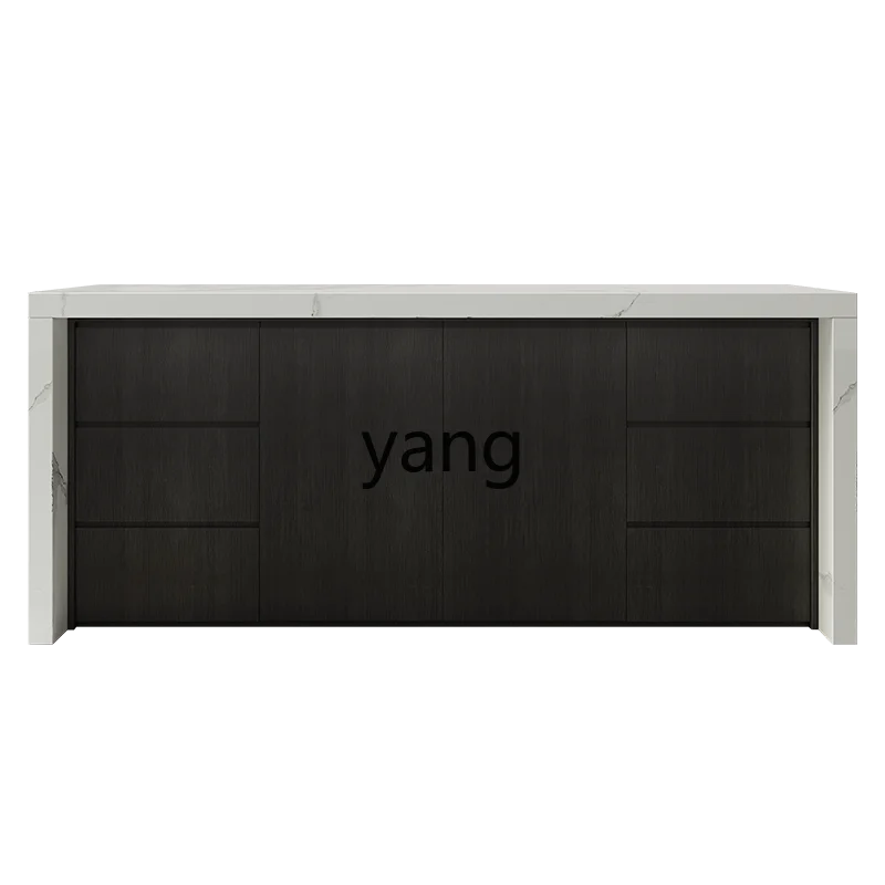 LHM  island table integrated rock slab household storage cooking bar