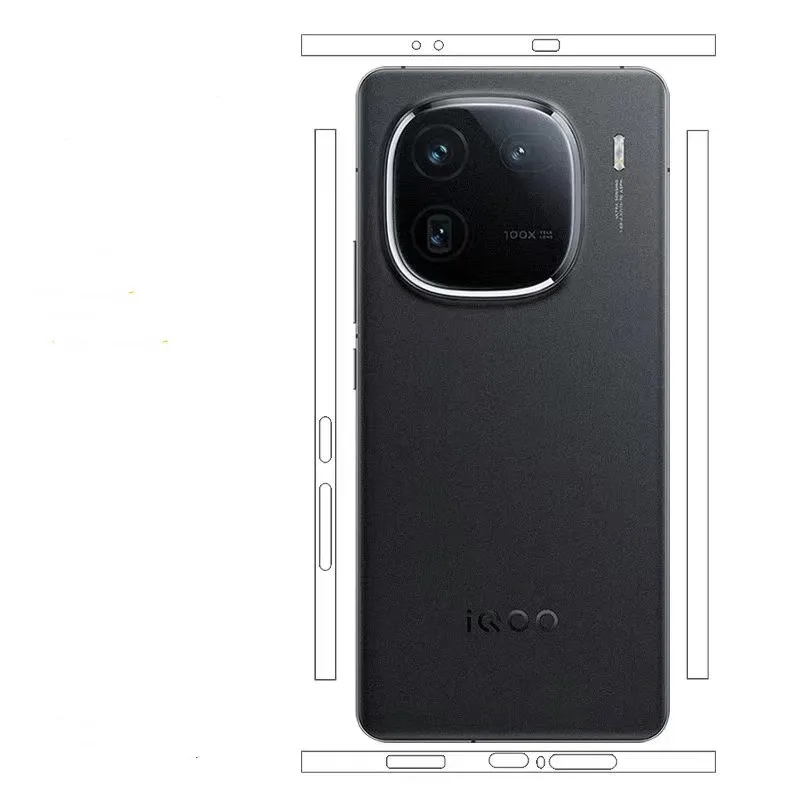 Наклейка для Vivo IQOO 12 12 PRO, наклейки, задняя пленка, защитная пленка для экрана, ультратонкая наклейка