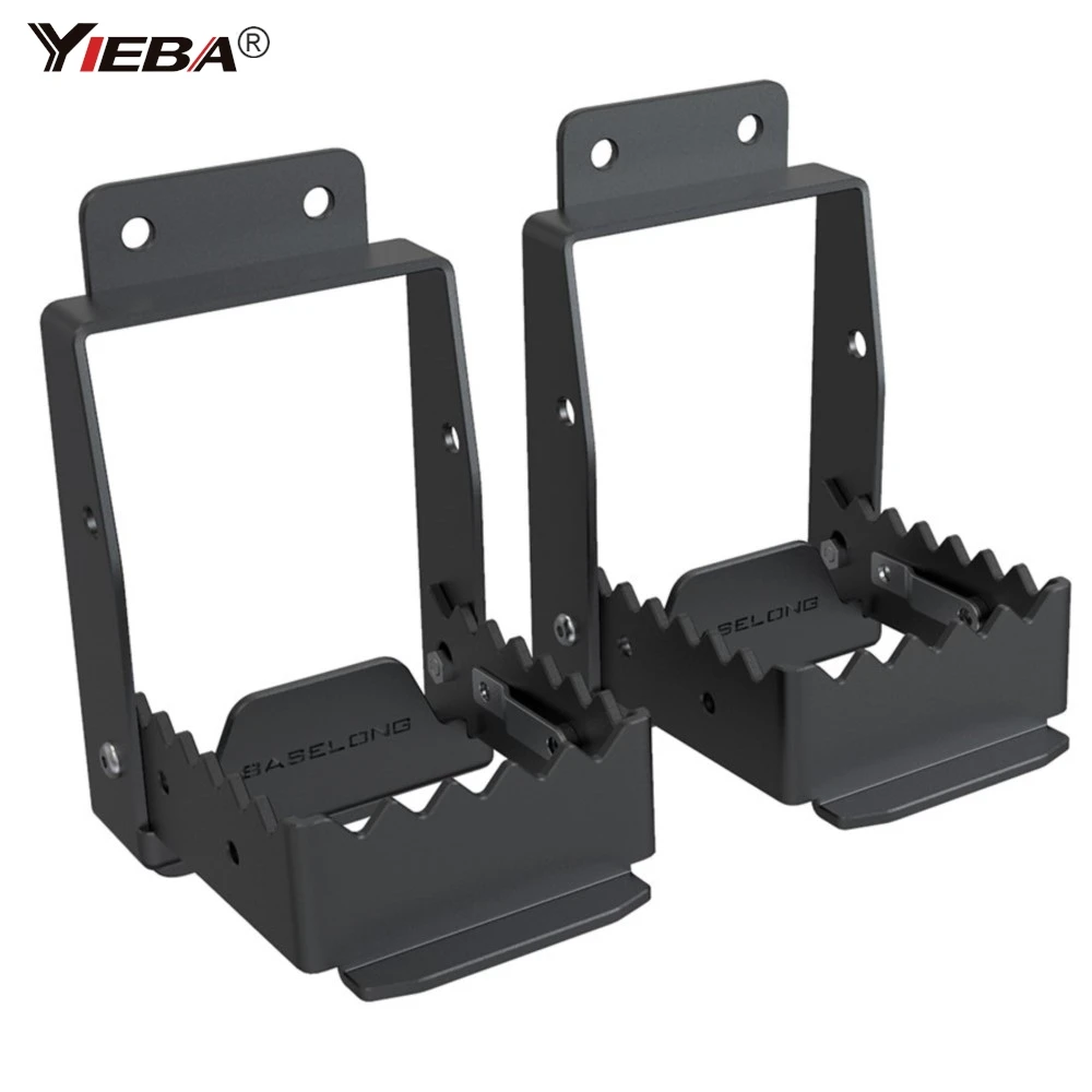 Universal Rear Passengers Footpegs Foot Rests Compatible FOR Polaris Sportsman for Linhai for CfMoto Kodiak ATV Stainless Steel
