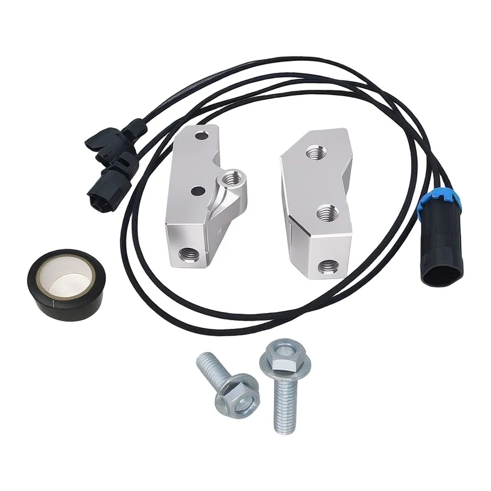 Knock Sensor Relocation Bracket Assembly with Wiring Harness for Chevy For LS For Gen 3 97-07 Vehicles Knock Sensor