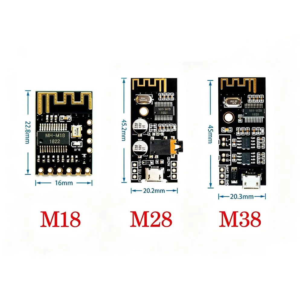 Плата MP3-декодера MH-MX8 Bluetooth 4.2 5.0, аудиомодуль, стереофонический, без потерь, для самостоятельной модификации динамиков, Hi-Fi, M18 M28 M38