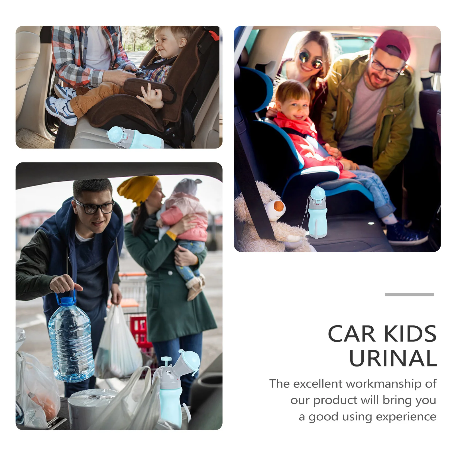 زجاجة مبولة محمولة جميلة للأطفال في حالات الطوارئ، خفيفة الوزن، صغيرة الحجم، سهلة التنظيف، زجاجة مبولة للسفر في السيارة #1