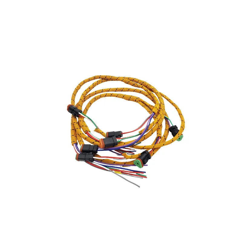 Free Shipping E312 320 325 329 330B C/D excavator hydraulic pump imported high temperature wire harness plug accessories