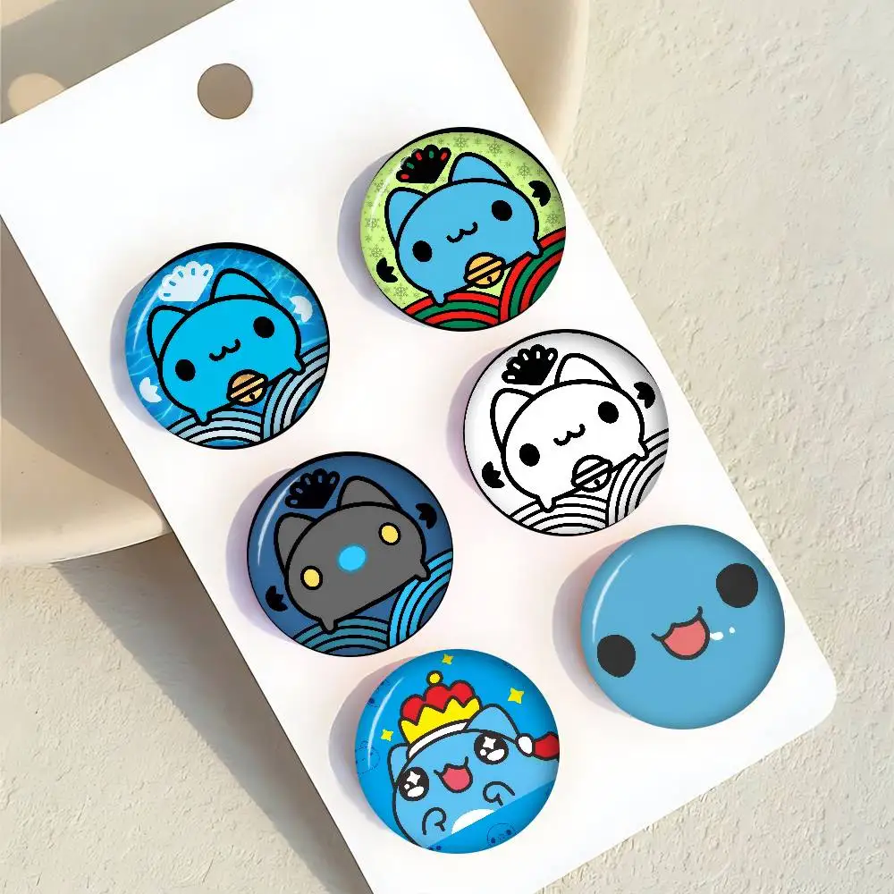 Niedliche Anstecknadeln aus der Serie „Lustige Abzeichen“ Interessante Cartoon-Tier-Broschen für Rucksäcke und Kleidung Geschenk-Accessoire Kawaii Anime B-Bugcat CapooS
