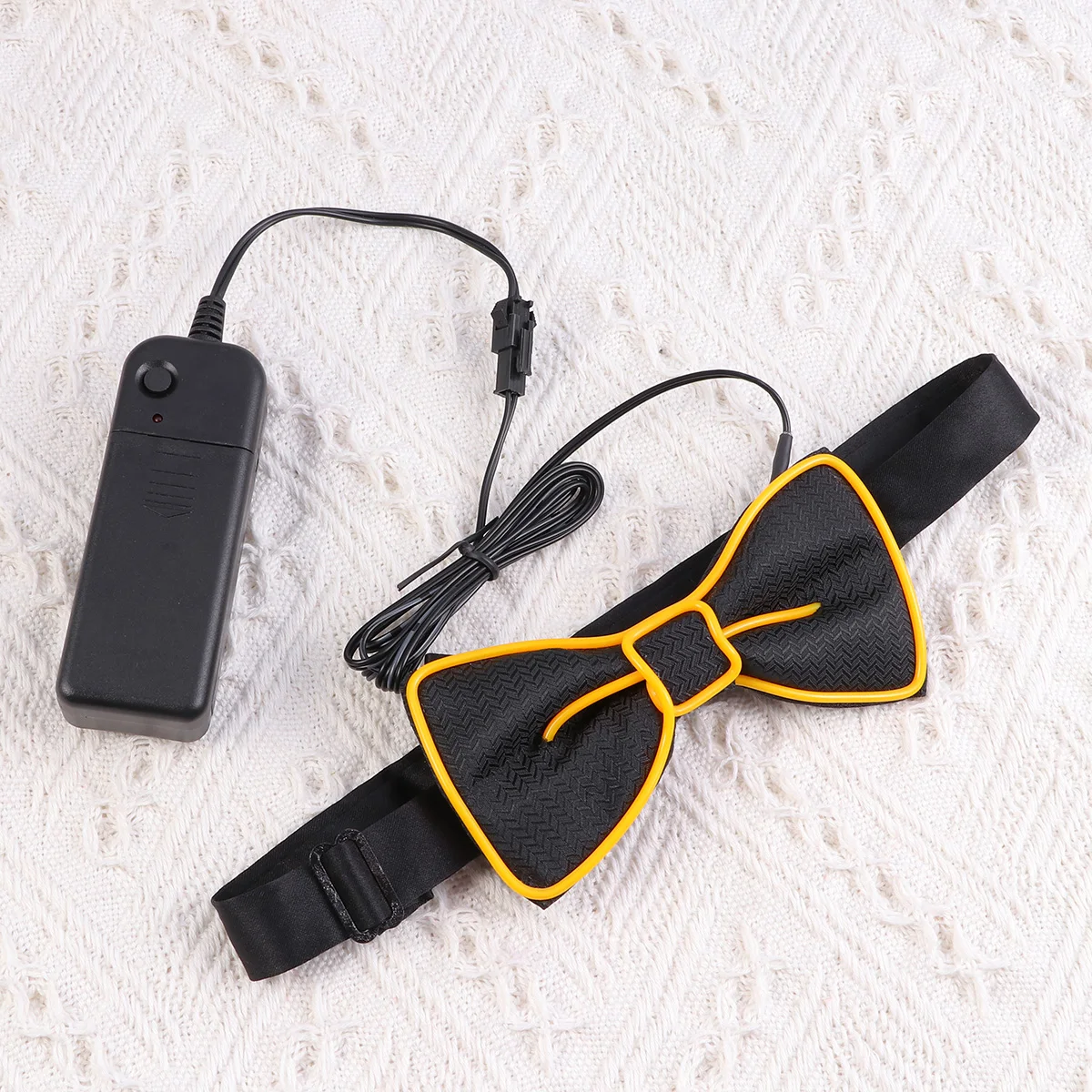 

LED Glowing Bow Tie Fancy Dress Accessory Party Decoration Halloween Costume Performance
