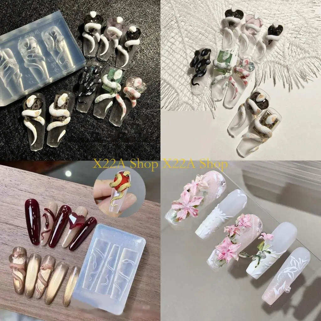 

Unique Embossed Silicone Mold Art Handy Template Carving Sticker Stencil Tools
