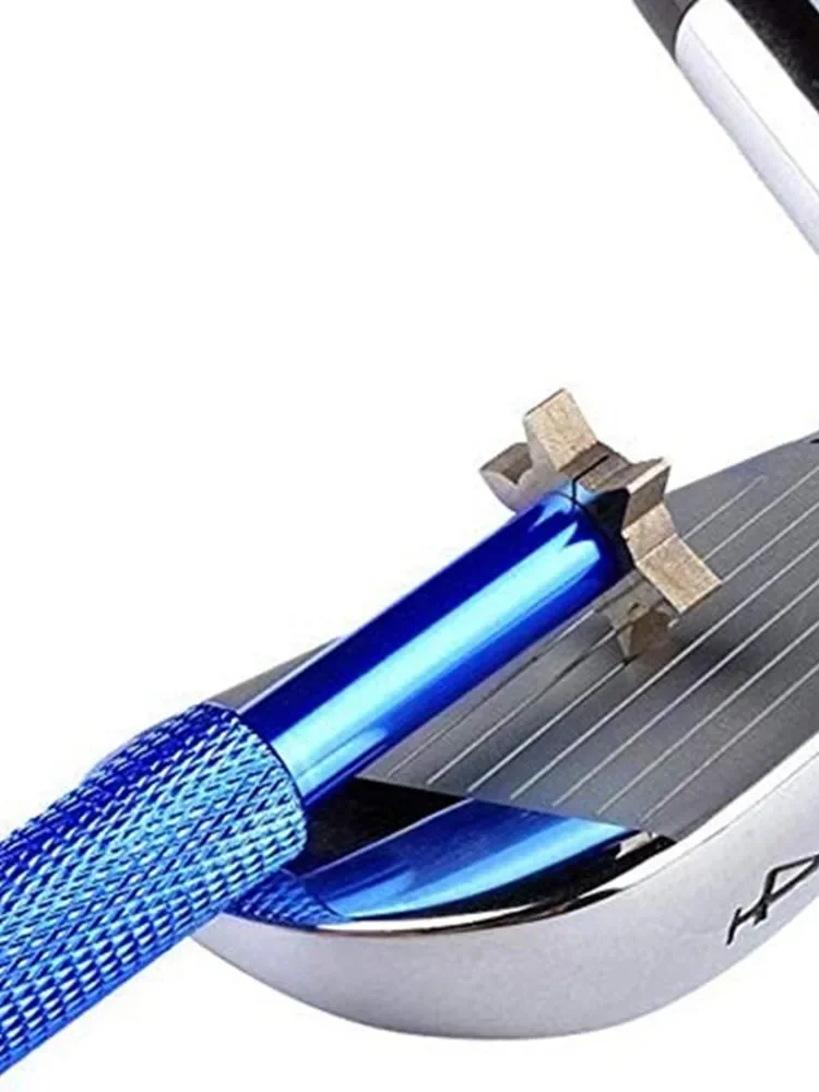 6-in-1 Golf-Rillenschärfer, tragbares Werkzeug zum Reinigen und Nachschärfen von Rillen für Wedges, Eisen, Putter und Utility-Clubs, ein ideales Golfgeschenk für Golfer. – Detail 1