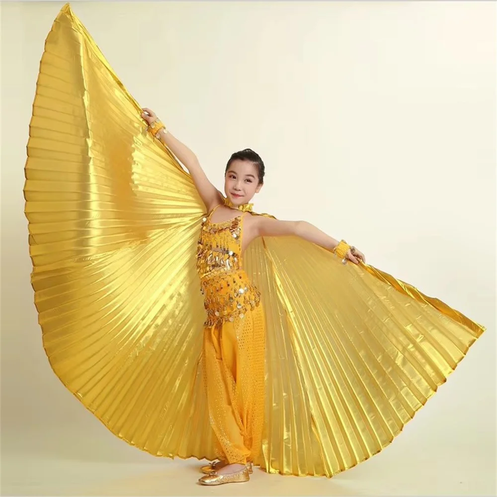 

NEW belly dance props women belly dance 3 colors Shining wings girls wings angle of opening dancer props wings