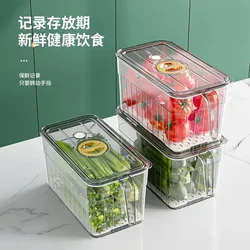 Refrigerator Storage Box Food Grade Kitchen Food Vegetable Preservation Box Refrigerator Frozen Dumplings Fruit Egg Storage Box