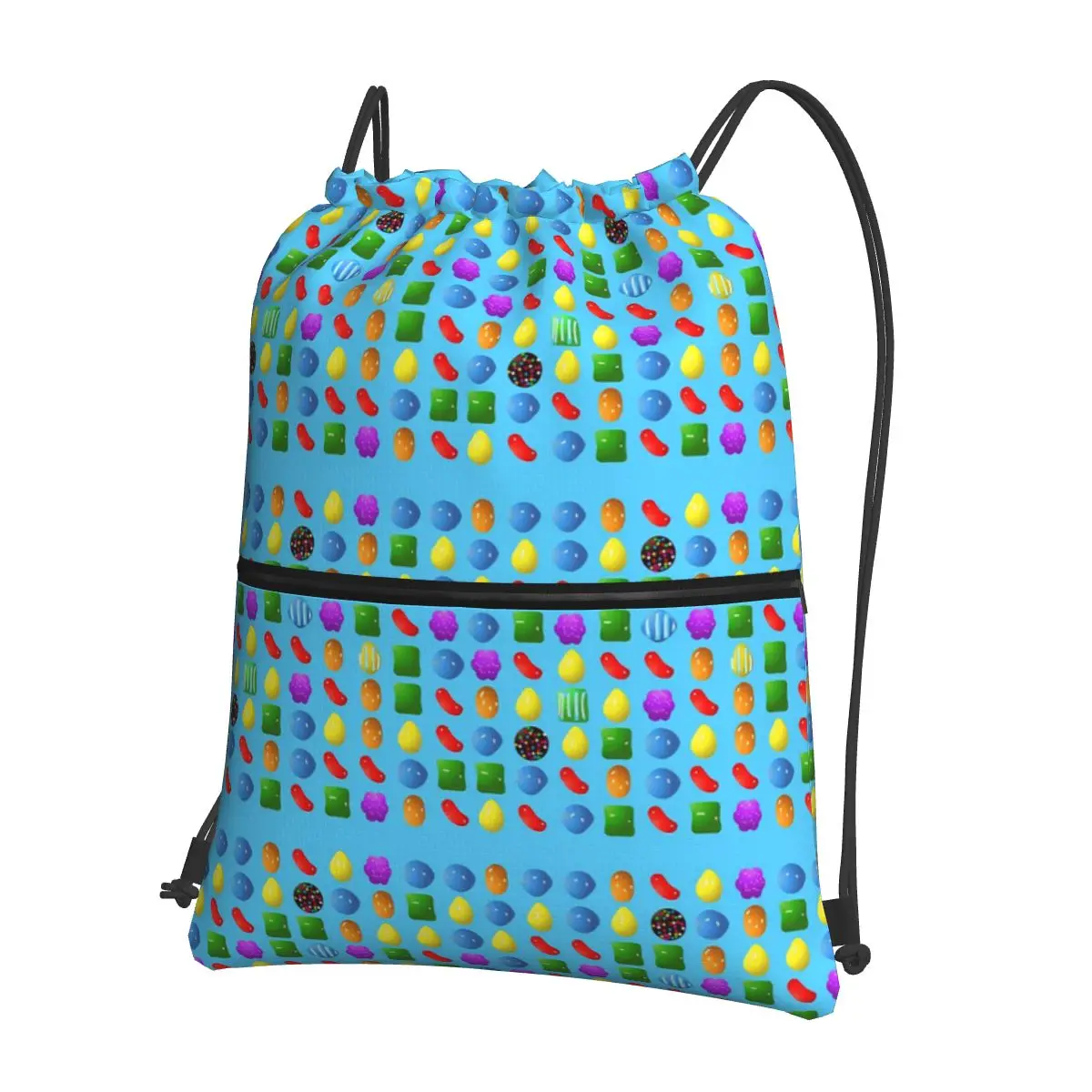 

All New Candy Crush Saga Backpacks Multi-function Drawstring Bags Sundries Bag Book Bags for Travel School