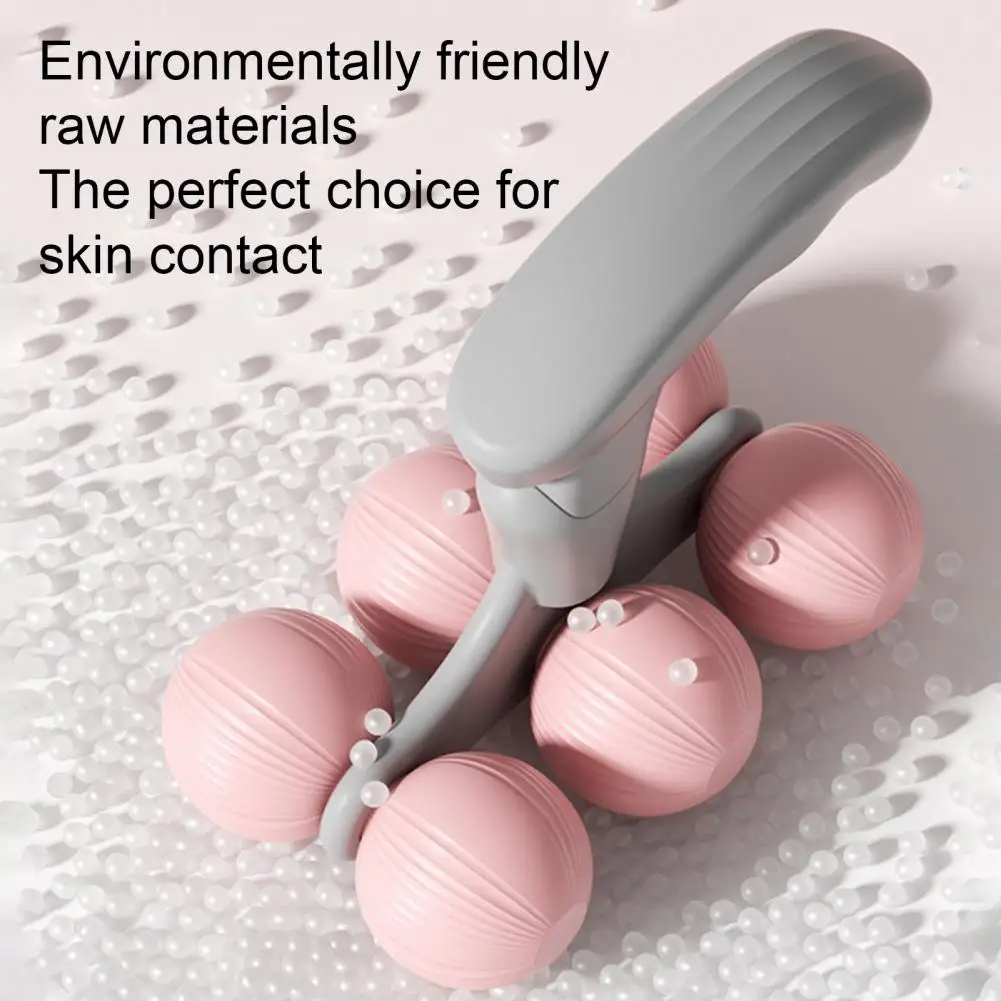 Silent Portable Legs Back Massage Roller Ball Calf Neck Cellulite Sore Muscles Relaxation Physical Massage Tool view 4