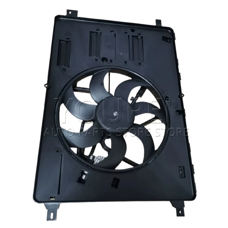 OEM مناسبة لمجموعة مروحة تبريد مشعاع المحرك لاند روفر LR2 LR026078 LR011906 LR011907