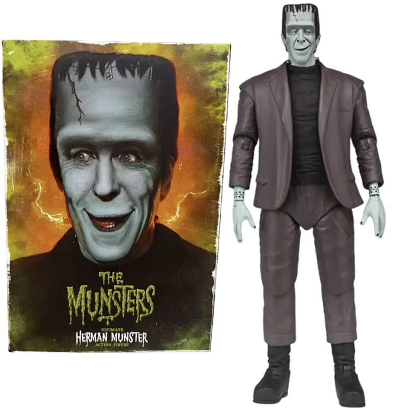 

The Count Herman Munster Action Figure NECA 56090 The Munsters Figuras 7-Inch Model Doll Ornament Anime Peripheral Gift Original