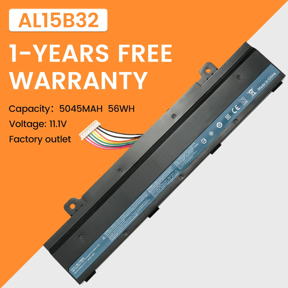 

AL15B32 Laptop Battery for Acer Aspire V15 DG2 T5000 N15Q12 V5-591G