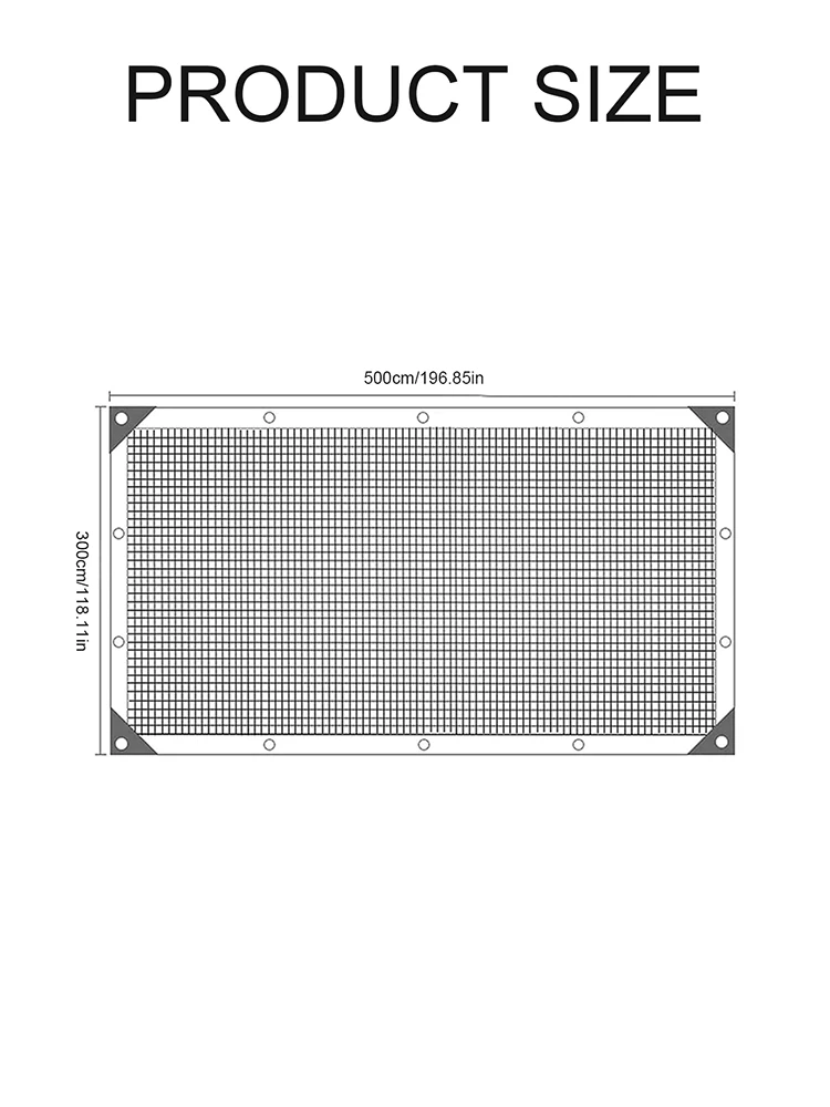 Sunshade Net, Rectangular Shading Cloth With Eyelets, Used For Pergolas, Flowers, Patio Lawns, Pet Houses