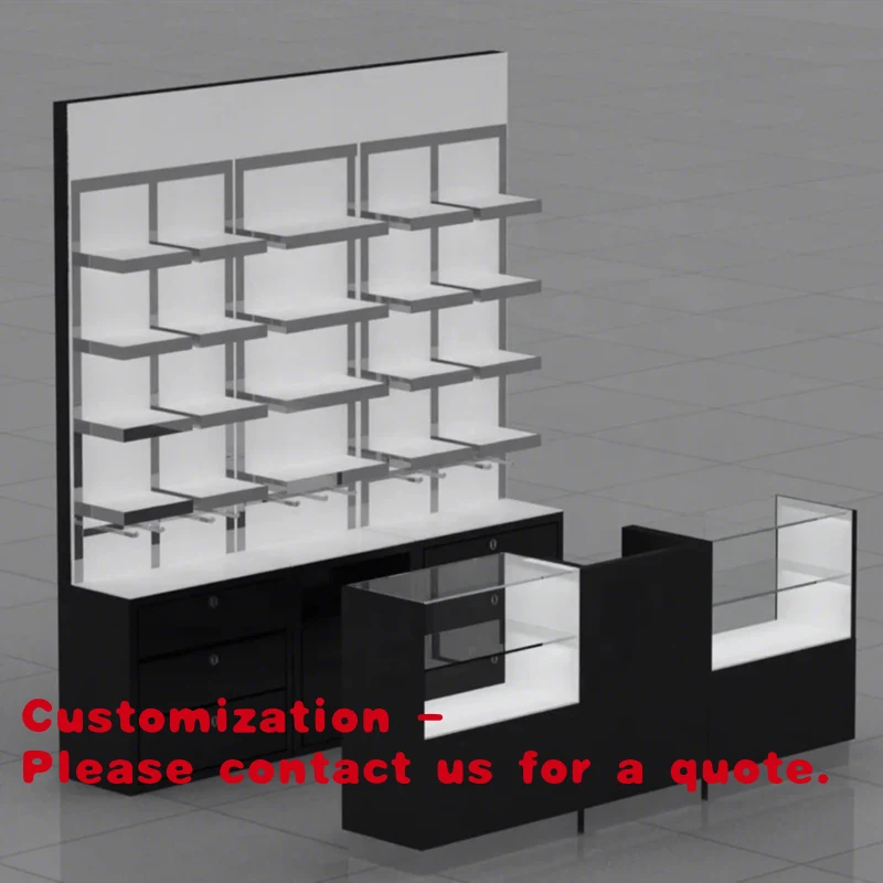 

custom.Wooden Sunglasses Display Stand with LED Light Optical Shop Display Counter Modern Eyewear Showcase