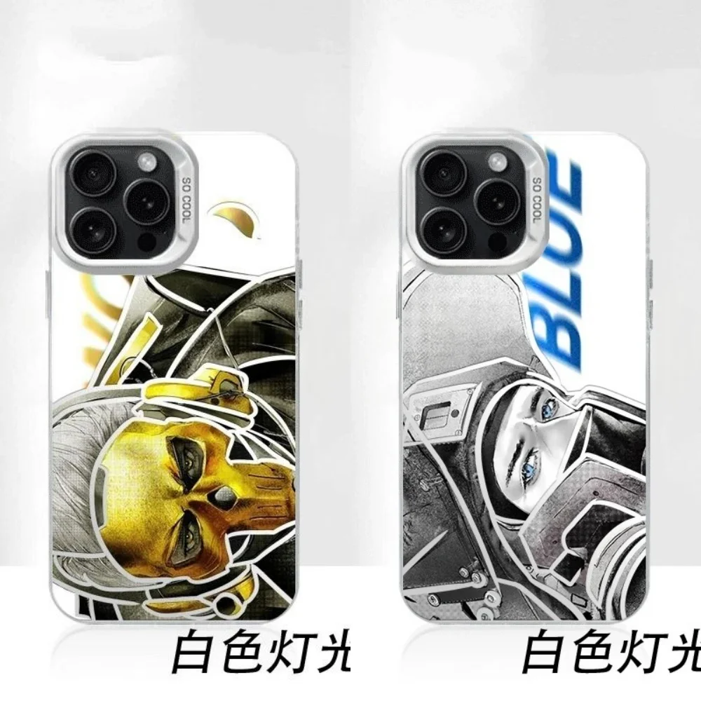 Gioco di tiro Custodia per telefono in oro rosa per iPhone 11 12 13 14 15 16 17 Pro Max Plus mini Air 17Pro Cover antiurto