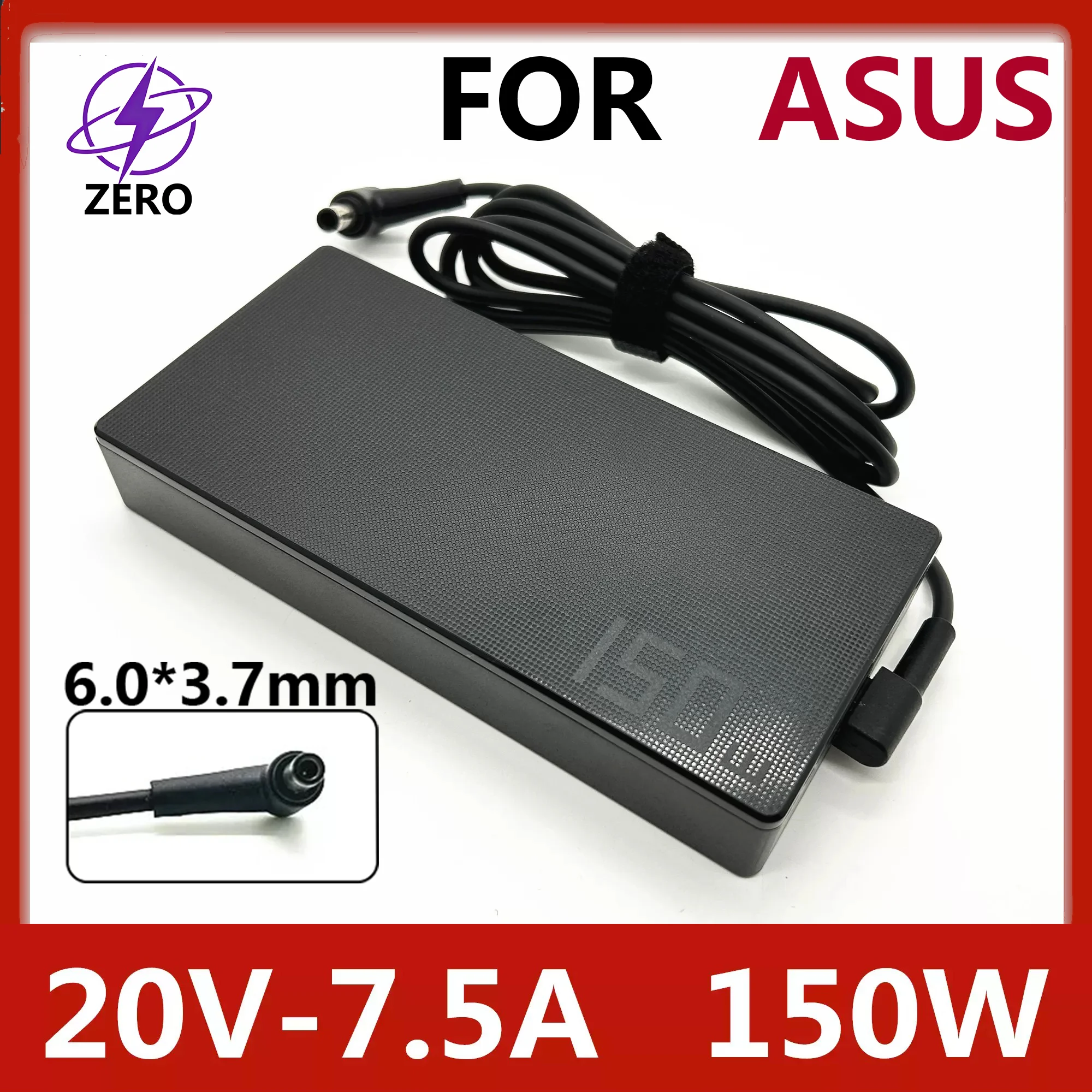 Original 150W 20V7.5A 6.0*3.7mm Ac Adapter Laptop Charger for Asus Tuf Gaming Fx95 Flight 7 Fx95D Fa706 Adp-150Ch B