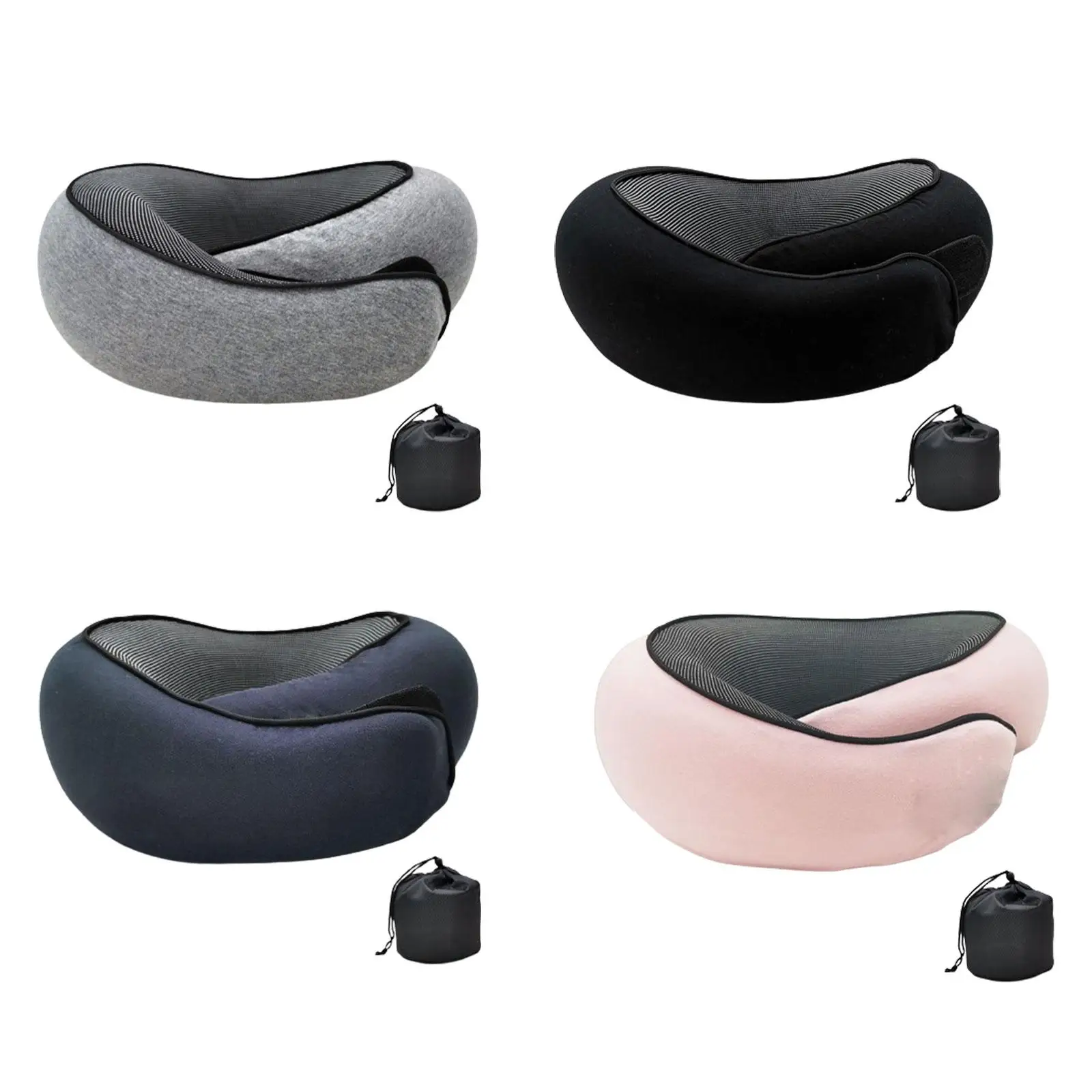 Travel Pillow Adjustable Soft Plane Accessories Comfortable Foldable Memory Foam