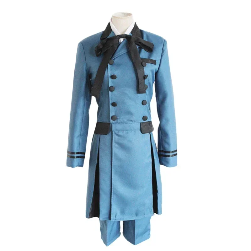 

Japanese Anime Black Butler Ciel Phantomhive Cosplay Costume Men Halloween Party Show Aristocrat Uniform