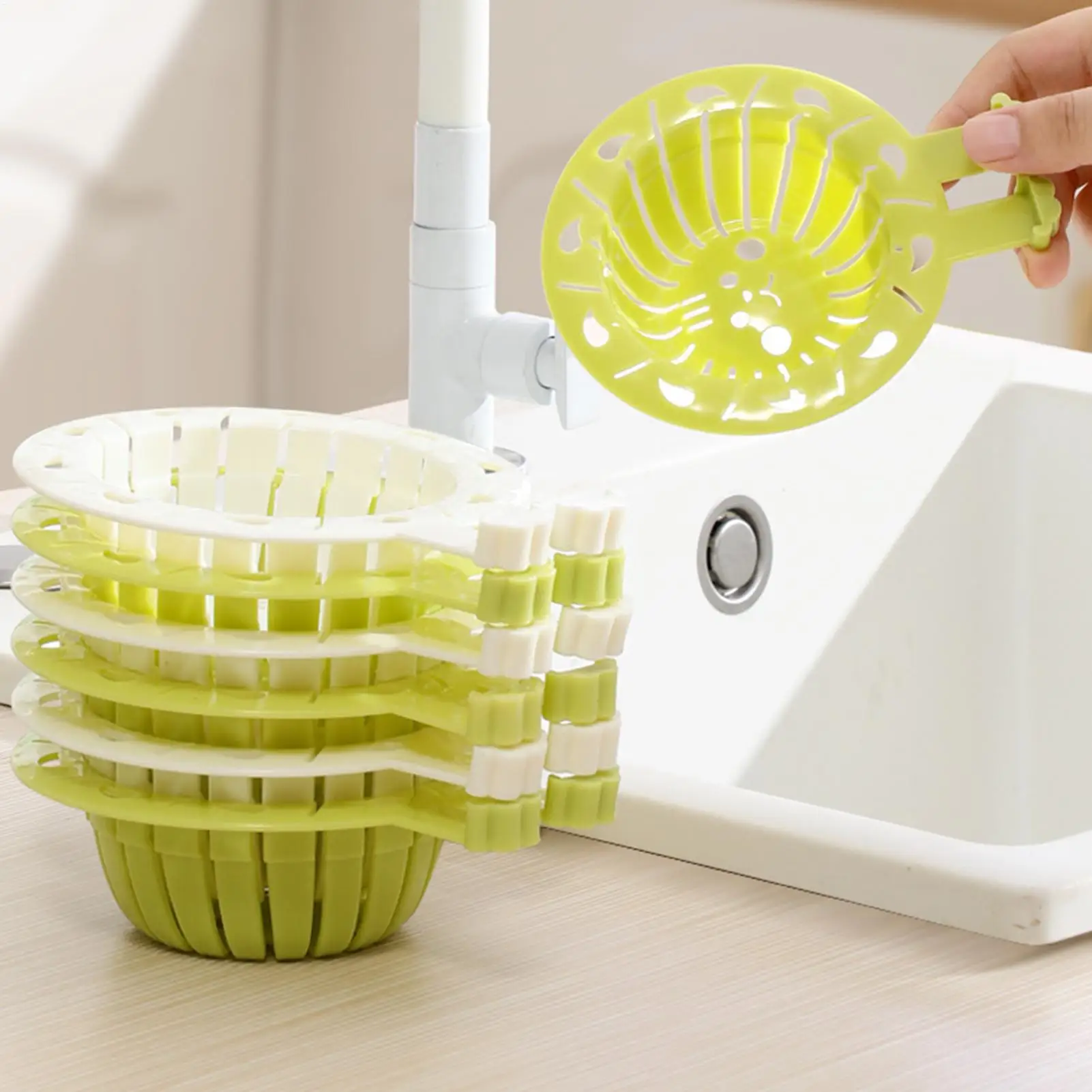 

Sink Drain Strainer Waste Storage Stopper Sink Food Strainer For Kitchen For Home Rental House Restaurant Leftovers Peelings Tea